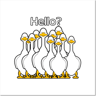 Funny geese Posters and Art